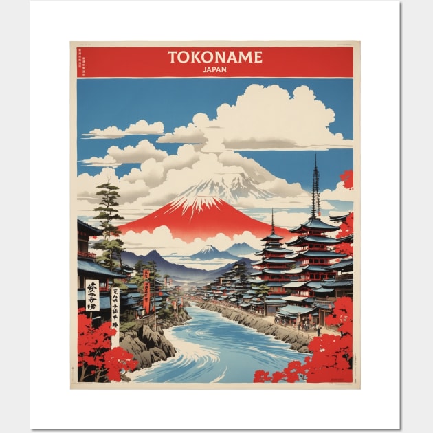 Tokoname Japan Vintage Poster Tourism Wall Art by TravelersGems